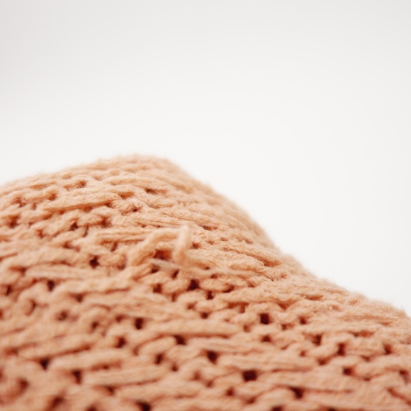 Slouchy Peachy Mock Neck Sweater - Picture 7 of 7